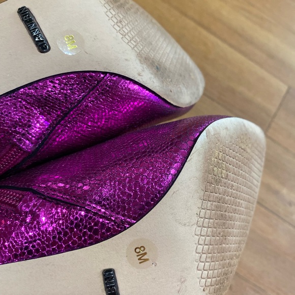 Gianni Bini Ezlee Snake embossed western dress booties size  8  m - Picture 3 of 7